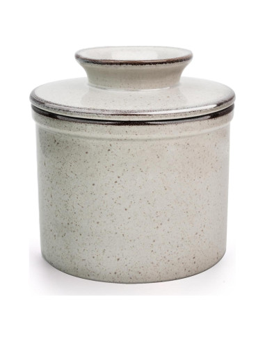 Tazón de Mantequilla Francés KilnGPT Gris 125g Cerámica
