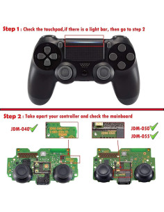 Carcasa Frontal eXtremeRate Azul Cristal para PS4 Slim/Pro 2