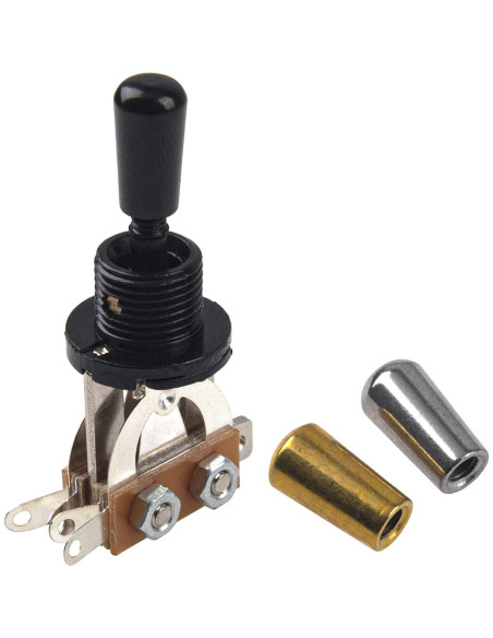 Interruptor de Palanca 3 Vías Yootones para Guitarra Les Paul Negro