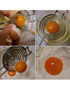 Separador de Yema y Clara de Huevo Nueva Prominente Rojo 2