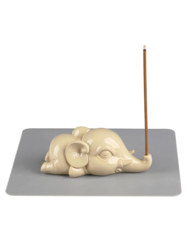 Soporte de Incienso Elefante Cacukap - Resina Ecológica