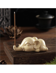 Soporte de Incienso Elefante Cacukap - Resina Ecológica 2