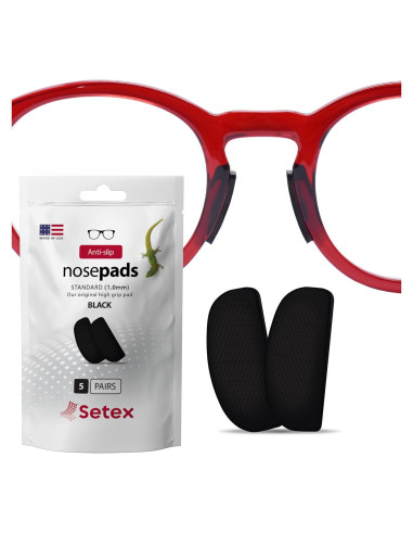 Almohadillas Antideslizantes Setex Gecko Grip 1mm - 5 Pares Negros