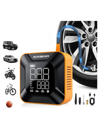 Compresor de Aire Portátil Auxbeam Inflador Neumáticos 150 PSI
