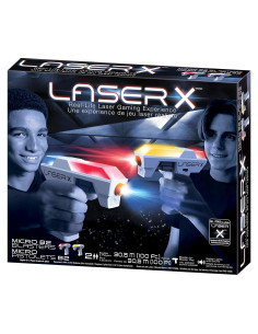 Blasters LaserX Micro B (2 Paquete) - Alcance 30.48m