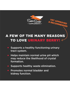 Suplemento Urinario Berry Super Snouts 75 g para Perros y Gatos 2