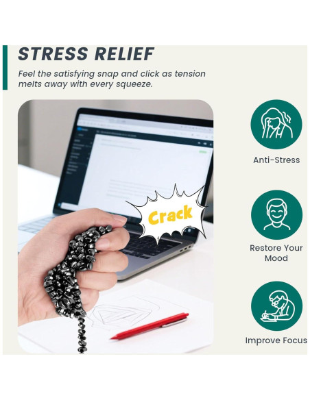 Juguete Antiestrés Magnético LOVESTOWN 550PCS Negro