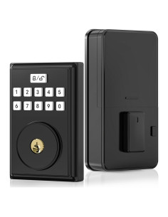 Cerradura de Puerta Inteligente OCDR G30 con Teclado Negro Mate