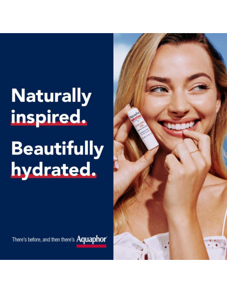 Bálsamo Labial Aquaphor Naturalmente Inspirado 3x4.83g