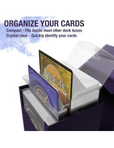 Cajas de Barajas ClearFit Citadel Black - 12 Unidades para Cartas 2