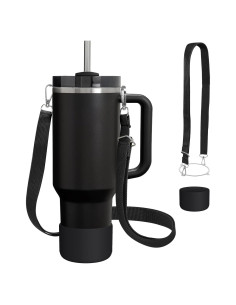 Juego de Accesorios WUQID para Tazas Stanley 30oz Negro