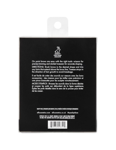Kit de Cejas e.l.f. con Tijeras y Pinzas de Precisión
