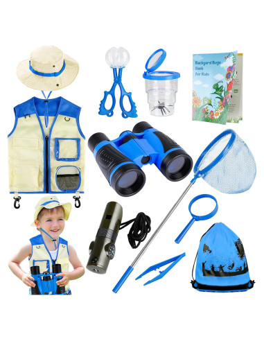 Kit de Explorador INNOCHEER para Niños 3-12 Años - Capturador de Insectos