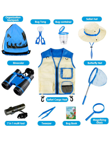 Kit de Explorador INNOCHEER para Niños 3-12 Años - Capturador de Insectos
