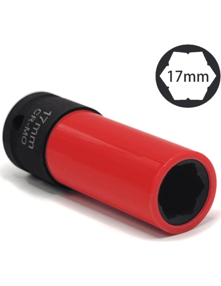 Socket de extracción de tuercas de rueda 17 mm JEUCLEL