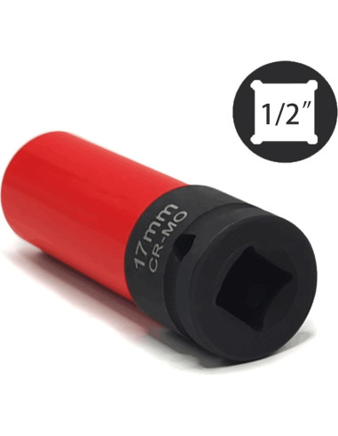 Socket de extracción de tuercas de rueda 17 mm JEUCLEL