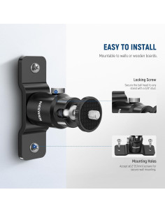 Soporte de Montaje en Pared y Techo NEEWER Tipo T 2kg 2