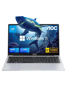 Laptop AOC TX15 15.6" FHD Intel N150 16GB RAM 512GB SSD