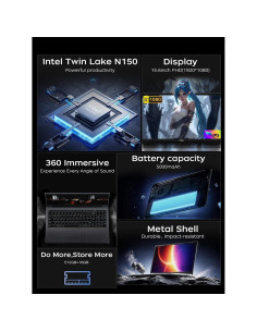 Laptop AOC TX15 15.6" FHD Intel N150 16GB RAM 512GB SSD 2