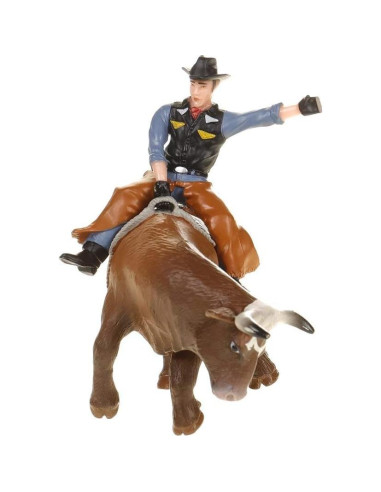 Juguete Vaquero en Toro Brincador Little Buster 1/16