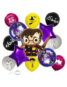 Globos de Fiesta Harry Potter 13 Piezas Gzkkkkx