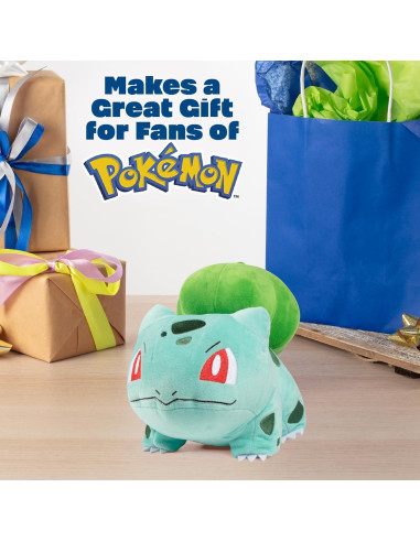 Peluche Pokémon Inicial 8" Asortido - Fuego, Planta, Agua - Jazwares