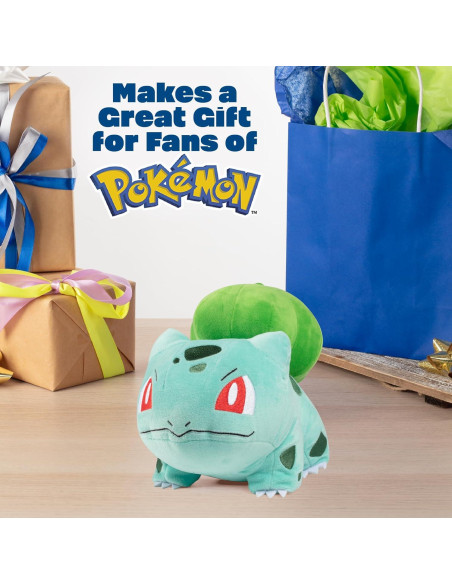 Peluche Pokémon Inicial 8" Asortido - Fuego, Planta, Agua - Jazwares