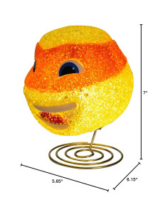 Lámpara EVA Tortugas Ninja Nickelodeon Michelangelo Verde 2