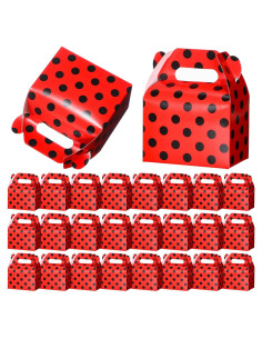 Cajas de Favor de Fiesta Mariquita Outus - 30 Piezas 10.2x6.4x12.2cm