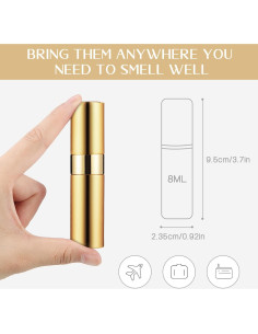 Set de 35 Botellas de Perfume Recargables 8ml Tessco 2