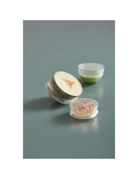 Tapa Flexible Reutilizable Lekue 15 cm Silicona Transparente