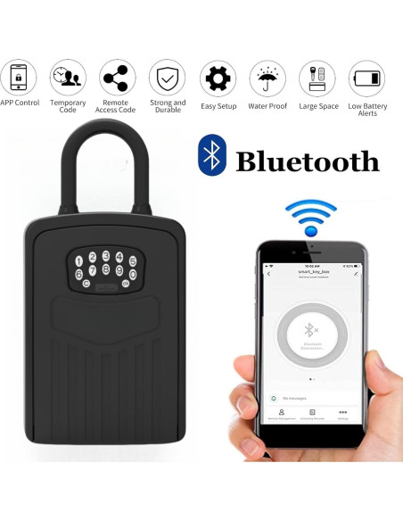 Caja de Cerradura Digital Inteligente Loccess SMKB2-BT Bluetooth