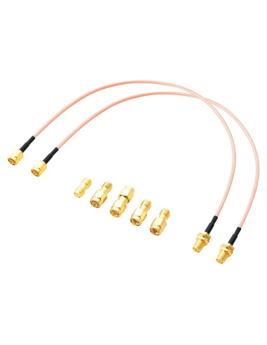 Cable Coaxial RG316 30cm SMA Macho a Hembra Anina + 5 Adaptadores