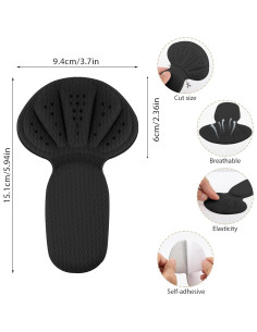 Almohadillas de Talón Gjinxi - 6 Piezas Adhesivas Reutilizables 2