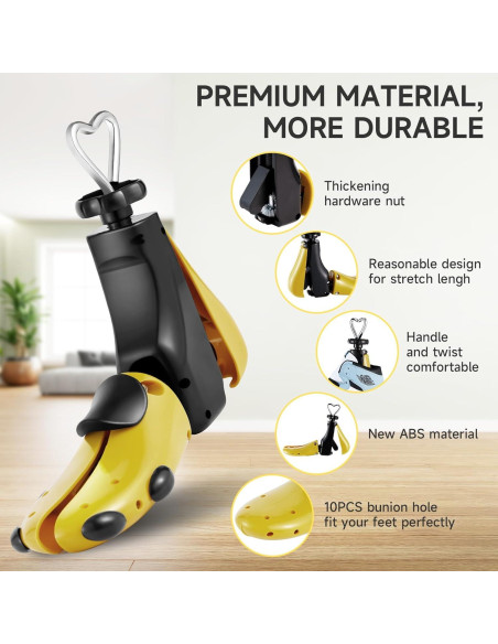 Estirador de Zapatos Ajustable 4 Vías para Hombres y Mujeres