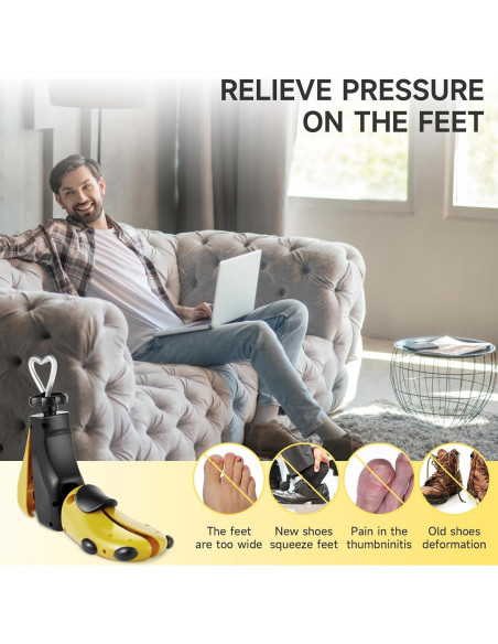 Estirador de Zapatos Ajustable 4 Vías para Hombres y Mujeres