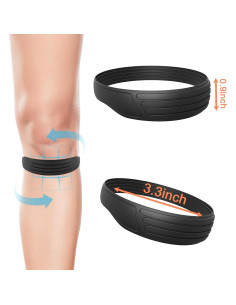 Soporte de Rodilla Incycall D004 - Silicona Antideslizante 2PCS 2