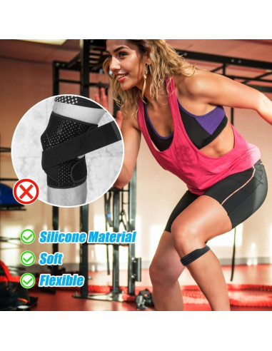 Soporte de Rodilla Incycall D004 - Silicona Antideslizante 2PCS