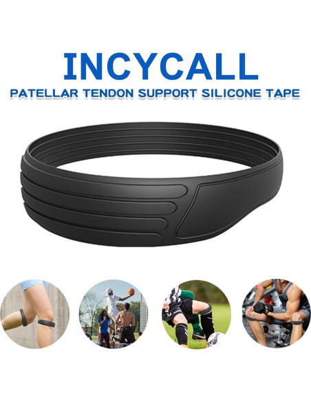 Soporte de Rodilla Incycall D004 - Silicona Antideslizante 2PCS