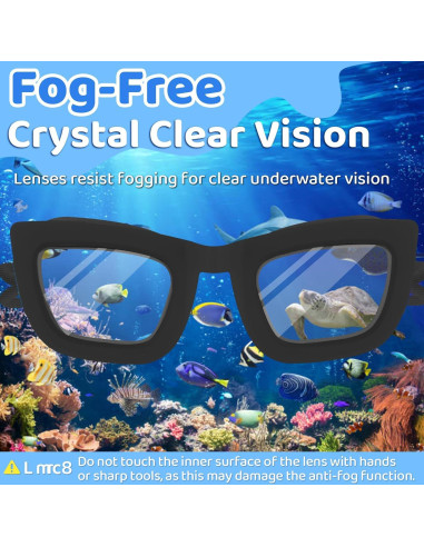 Gafas de Natación Vvinca Kids, 2 Paquetes, Anti-vaho UV, 3-10 Años