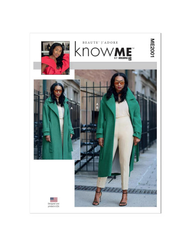 Patrones de Costura McCall's ME2001 para Abrigos y Pantalones 10-18