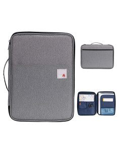 Organizador de Documentos A4 BTSKY Gris Oscuro Impermeable