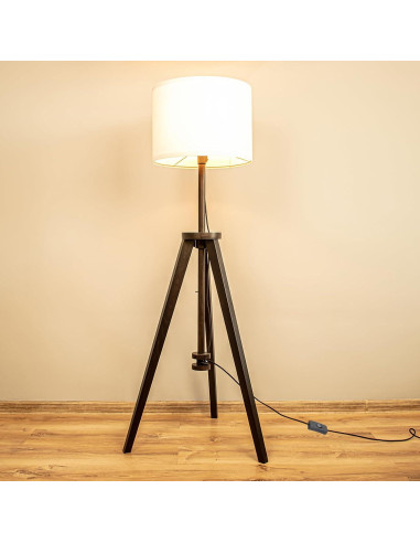 Cable de Lámpara Cubierto de Tela uxcell 2.44m Beige 18AWG