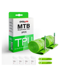 Paquete de 2 Tubos Internos TPU CYCLAMI 29" x 1.9-2.5 Presta 45mm