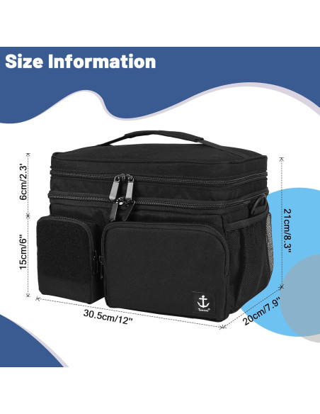 Bolsa de Medicina Timoxi Doble Capa 30.5x20.3cm Aislada