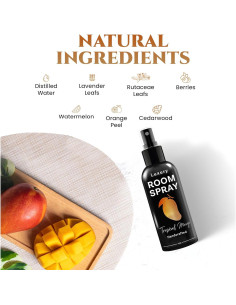 Spray Ambientador 605Products Mango Tropical 96g - Aceites Esenciales 2