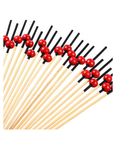 Palillos de Cóctel Blulu 200 Piezas 11.9 cm Bambú Decorativos