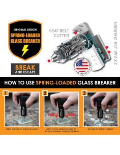 Ztylus Stinger Plus Herramienta de Escape Emergencia Blanca 2