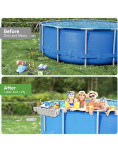 Cesta de Almacenamiento para Piscina Cesta 001 Ajustable 1 Paquete 2