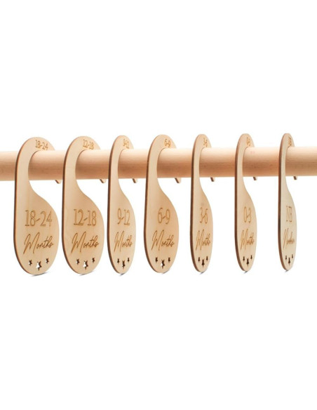 Divisores de Closet para Bebé Woodpeckers - Set de 7 Organizador